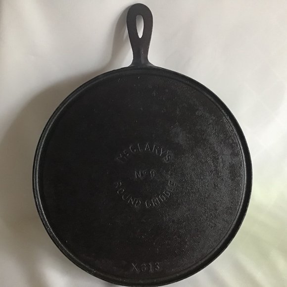 McClary's No. 9 Round Cast Iron Griddle #X613 Rare Find - Picture 4 of 5